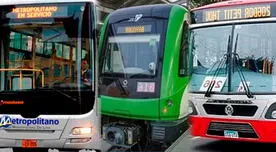 Metropolitano, corredores y Línea 1 del Metro funcionarán este lunes 4 de julio