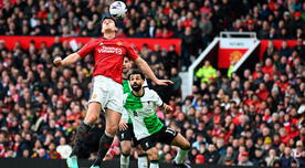 Liverpool empató ante Manchester United de visita y perdió la punta de la Premier League