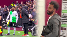 Salah dejó picante declaración tras cruce con Jürgen Klopp en el empate del Liverpool