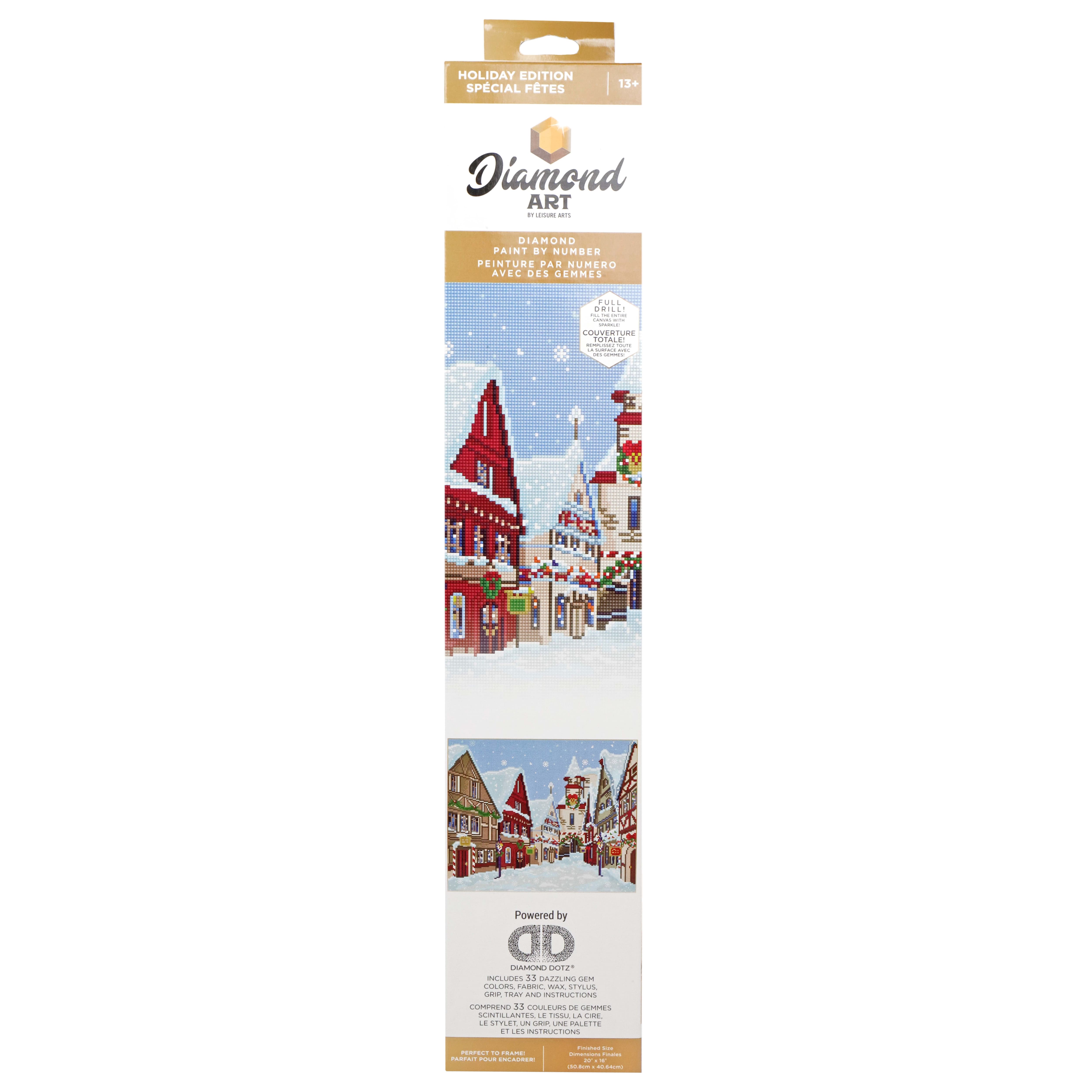 Diamond Art&#xAE; Snowy Village Advanced Kit