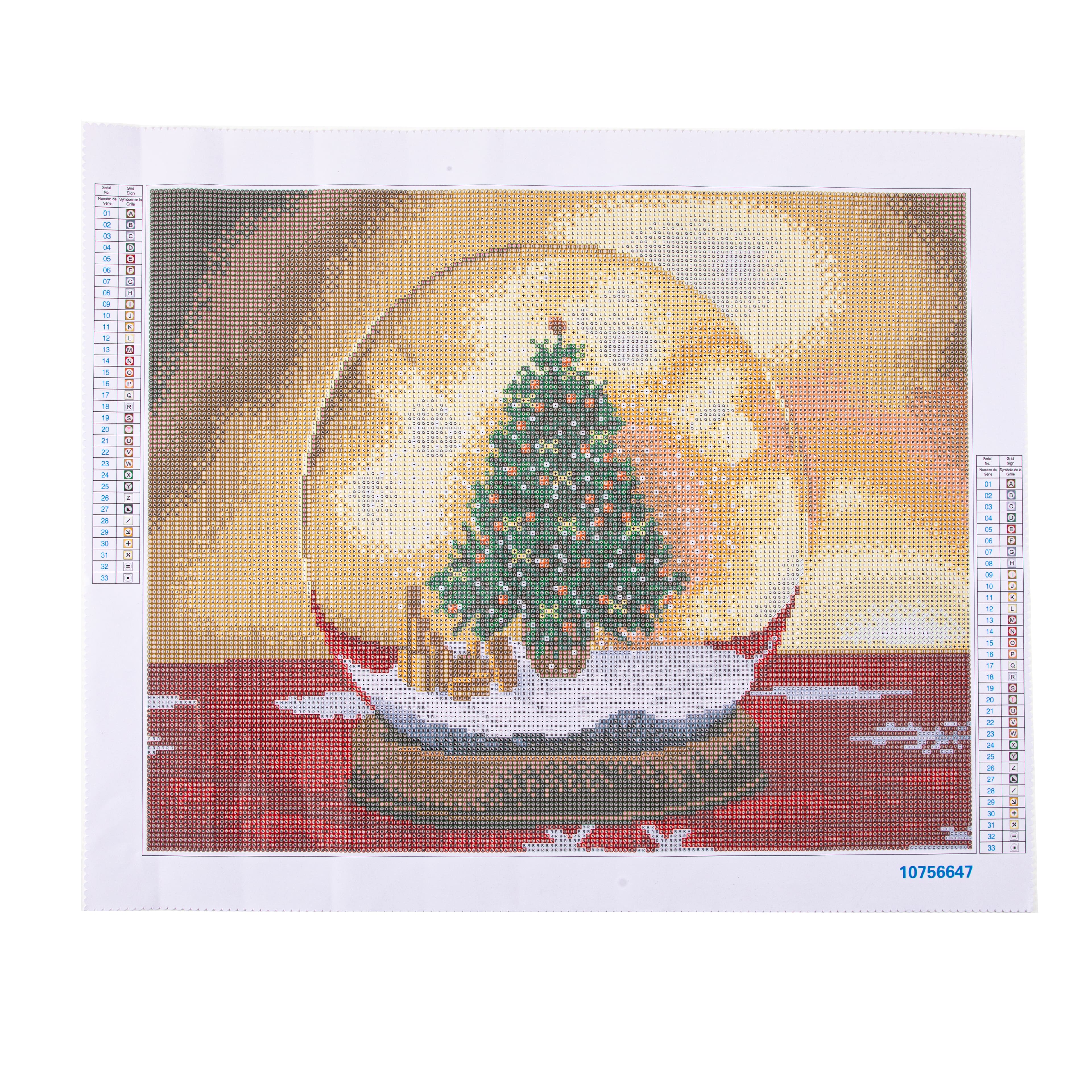 16&#x22; x 20&#x22; Snow Globe Diamond Art Kit by Make Market&#xAE;