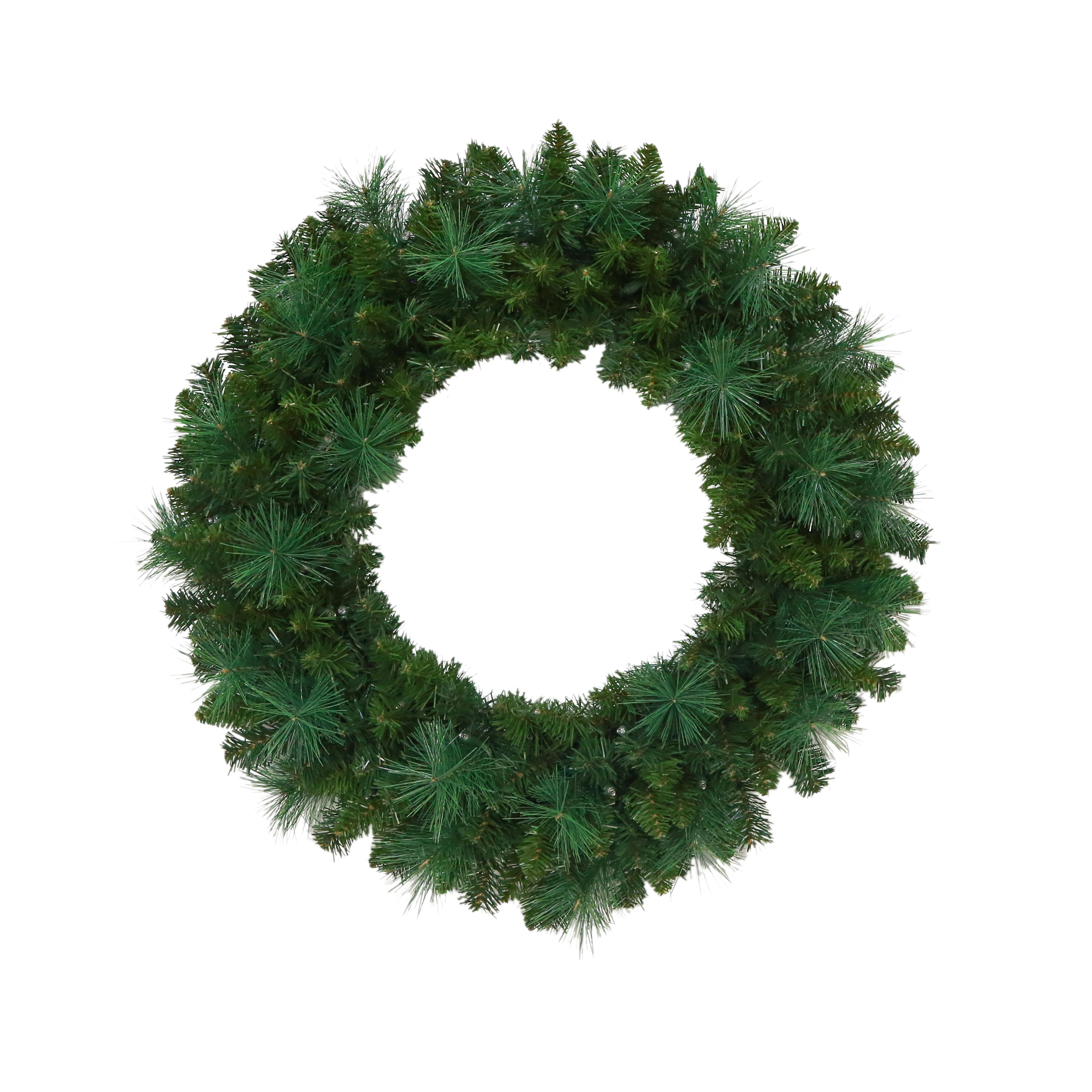 30&#x22; Pre-Lit Mixed Pine Wreath by Ashland&#xAE;