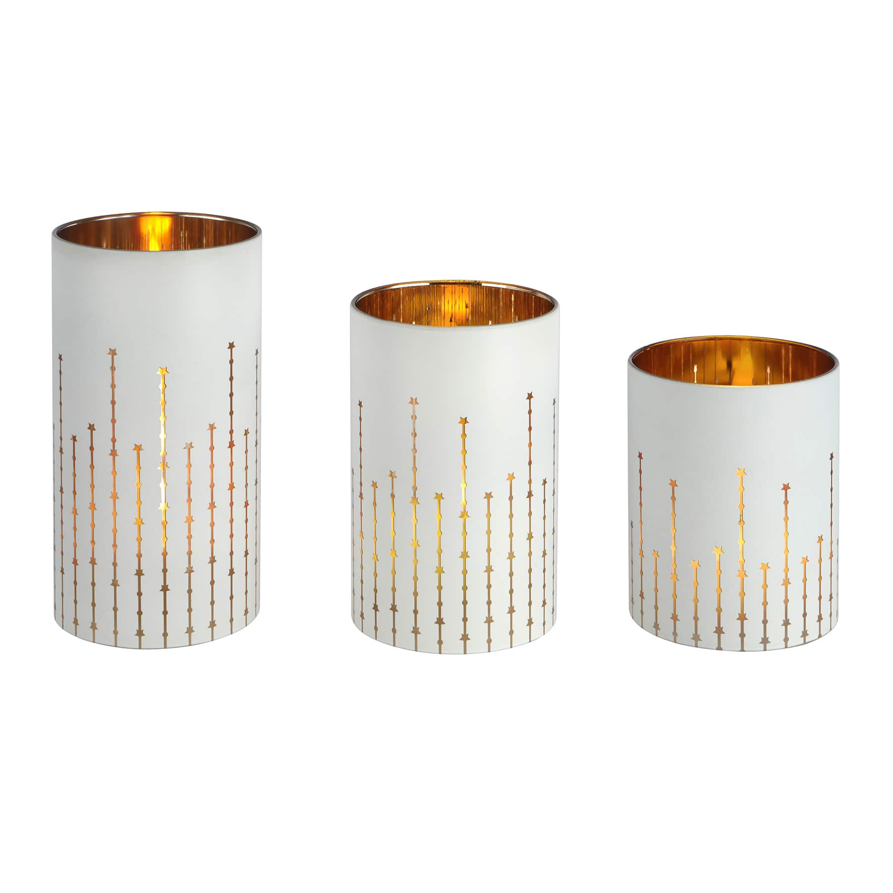 White Star LED Glass Wax Candle Set by Ashland&#xAE;