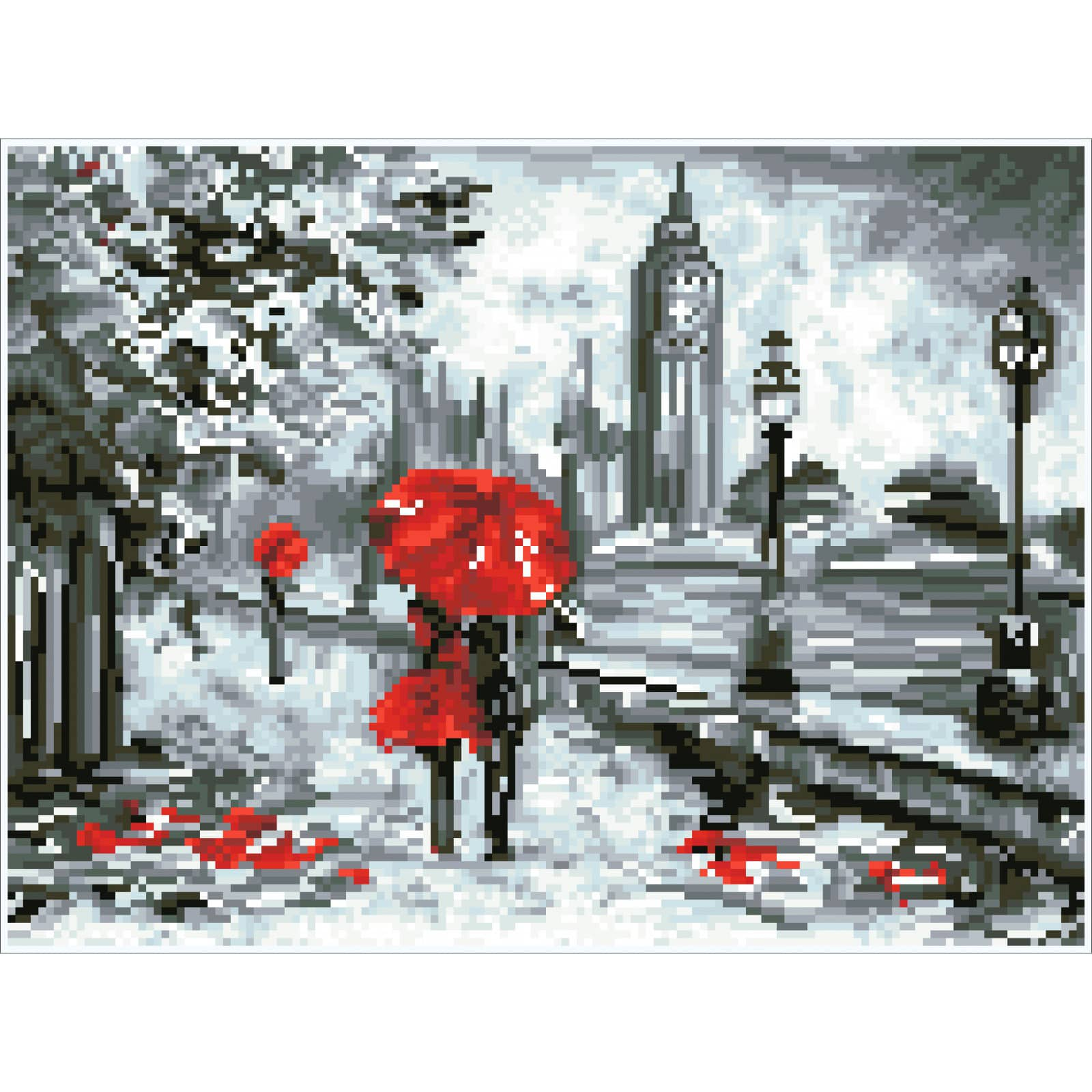 Diamond Dotz&#xAE; Splash of Red Diamond Painting Kit