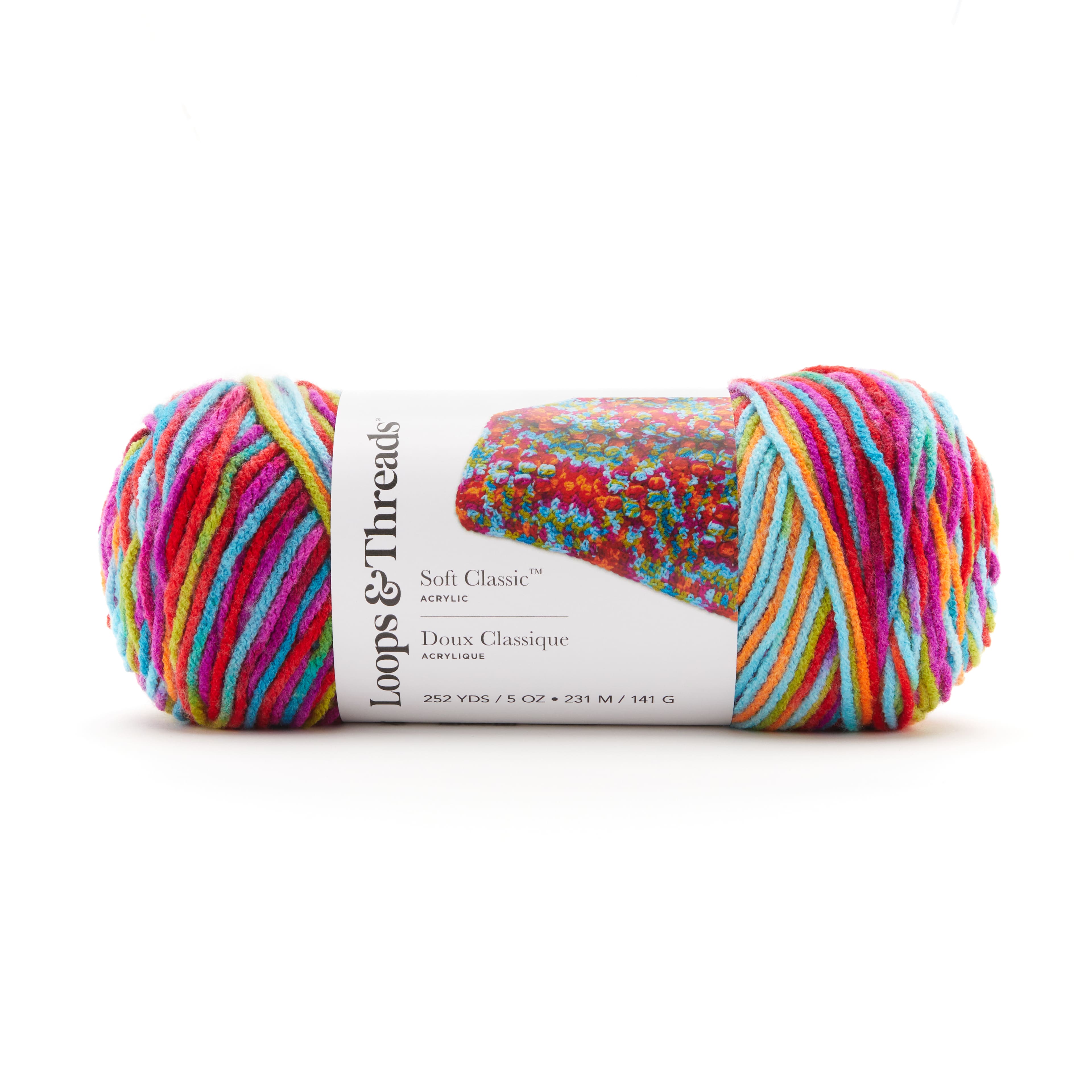 Soft Classic&#x2122; Multi Ombre Yarn by Loops &#x26; Threads&#xAE;