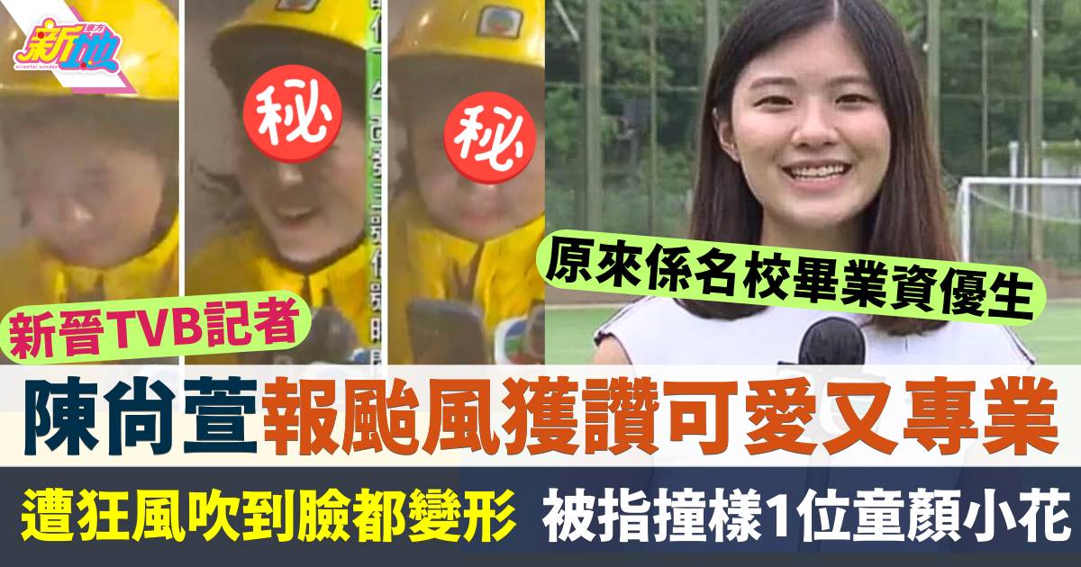 TVB新晉記者陳尚萱「食風食到傻笑」獲讚可愛又專業  原來名校畢業係資優生