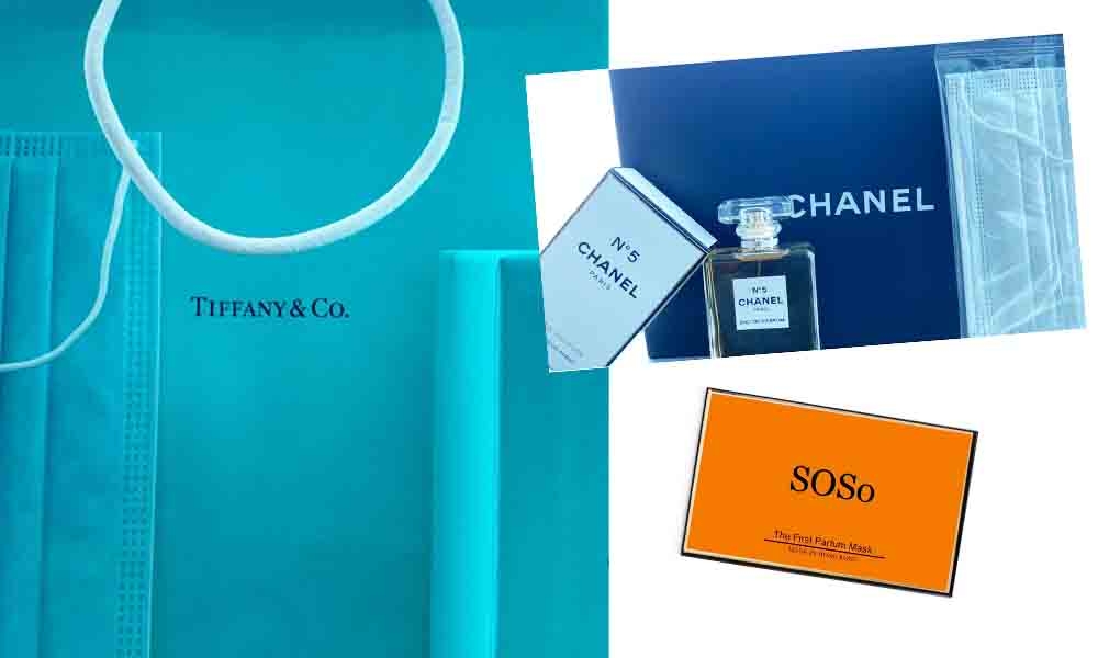 Hermès 、Tiffany、Chanel No.5 名牌香水口罩 超高貴被女神香味包圍【附購買連結】