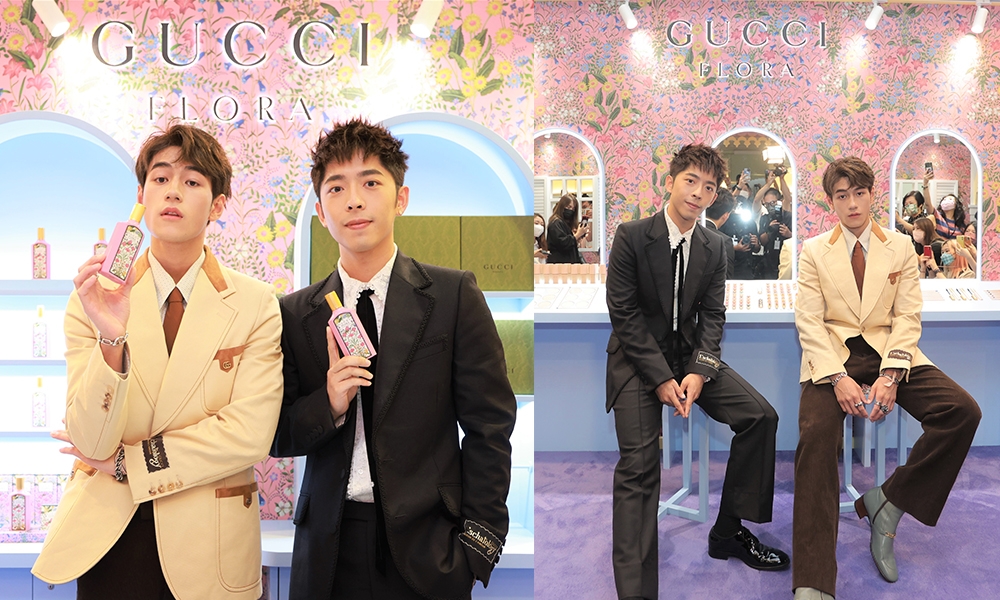 全城注目！Edan、Jeffrey親身體驗「Gucci Flora Fantasy 夢幻花園派對」