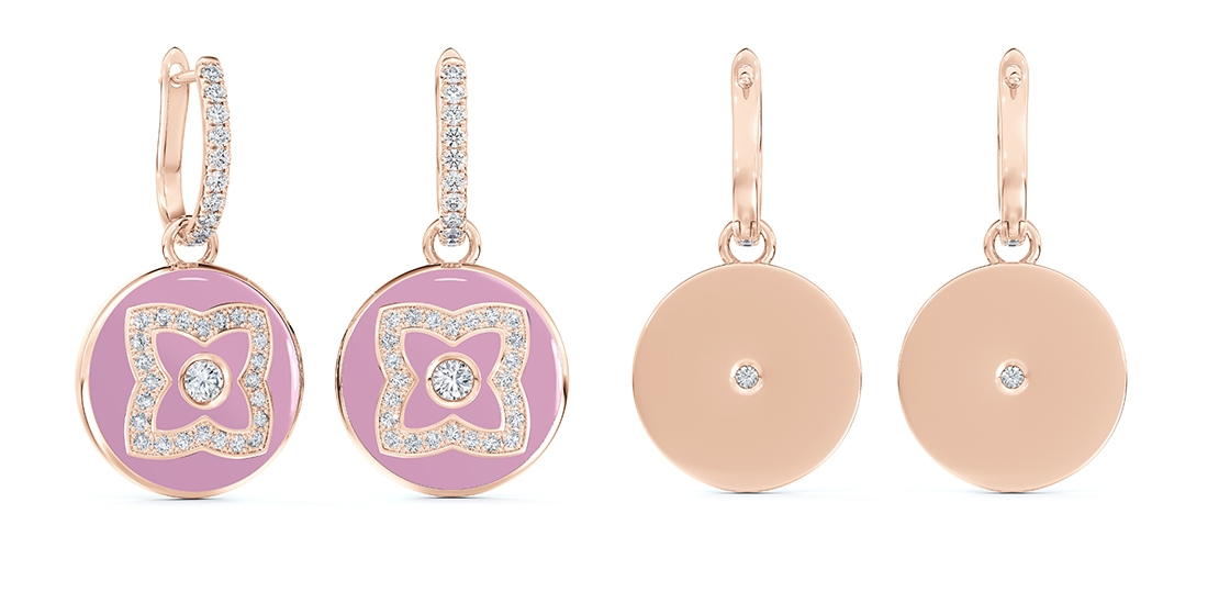 甜蜜情人節禮物 | 全新De Beers Enchanted Lotus系列粉紅色琺瑯珠寶