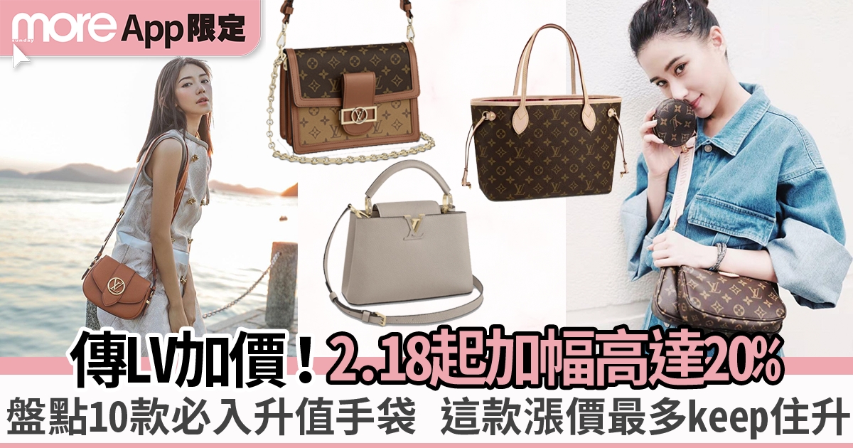 LV10款升值手袋  Louis Vuitton入全球最具價值品牌 4年漲22%