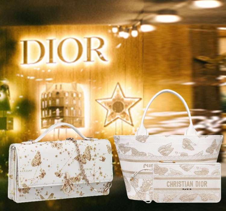 DIOR 夢幻金色蝴蝶躍進聖誕 詩意與工藝結合 粉絲絕不能錯過！