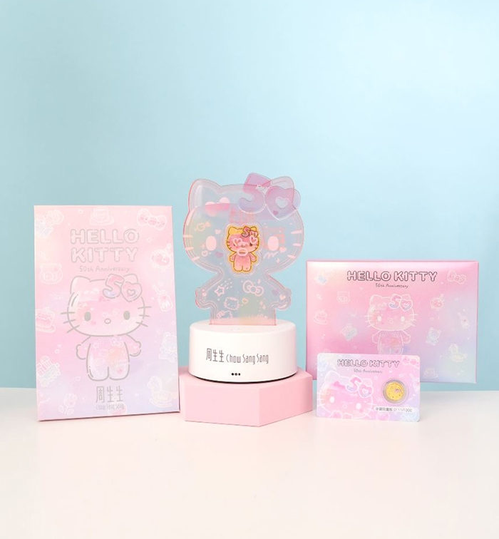 召集Sanrio迷！周生生 x Hello Kitty 50週年系列注目登場 必入手4大超人氣限定足金飾品