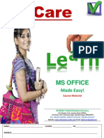 MS Office Made Easy-Complete Notes