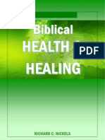 Biblical Health and Healing