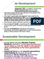 Sustainable Development