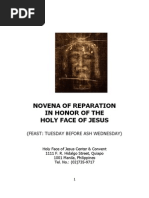 Seventh Day: Novena of Reparation in Honor of The Holy Face of Jesus