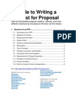 Request For Proposal Writing Guide