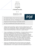 Cramer v. United States, 325 U.S. 1 (1945)