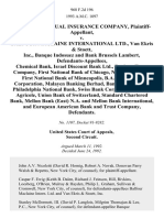 Atlantic Mutual Insurance Company v. Balfour MacLaine International Ltd., Van Ekris & Stoett, Inc., Banque Indosuez and Bank Brussels Lambert, Chemical Bank, Israel Discount Bank Ltd., Bankers Trust Company, First National Bank of Chicago, N Bank-Houston, First National Bank of Minneapolis, B.A.I.I. Banking Corporation, Malayen Banking Berhad, Bank of New York, Philadelphia National Bank, Swiss Bank Corporation, Credit Agricole, Union Bank of Switzerland, Standard Chartered Bank, Mellon Bank (East) N.A. And Mellon Bank International, and European American Bank and Trust Company, 968 F.2d 196, 1st Cir. (1992)