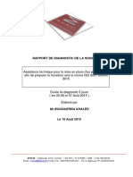 Rapport de Diagnostic - ABC Selon ISO-FDIS - 9001-2015