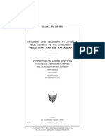 House Hearing, 110TH Congress - Security and Stability in Afghanistan: Status of U.S. Strategy and Operations and The Way Ahead