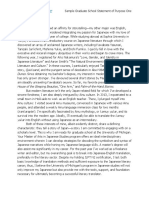 PrepScholar SOP Sample One PDF