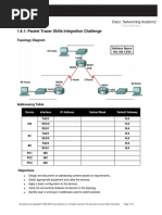 Cisco - Labs 1.6.1 - Packet Tracer Skills Integration Challenge