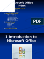 Introduction To Microsoft Office