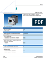 Datasheet Contator Siemens 3RT1017 1AN112