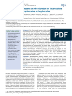 Effect of Dexamethasone On The Duration of Interscalene Nerve Blocks With Ropivacaine or Bupivacaine