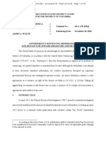 James Wolfe DOJ Sentencing Memo - December 11