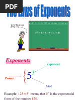 Laws of Exponents