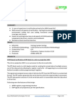 Sevya CV ASIC Verification - Susanth Gudiwada 2019 June