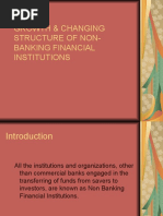 Growth & Changing Structure of Non-Banking Financial Institutions