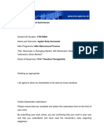 Reversals in Emerging Market-Will Momentum Strategy Be Profitable in Indonesia's Stock Market? (Agista Saraswati) PDF