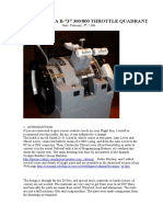 How To Build A B-737 300/800 Throttle Quadrant