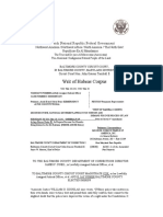 Writ of Habeas Corpus: Moorish Naüonal Republic Federal Government