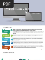 Wright Line - Inc: Presented by Group 10