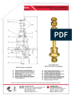 Transformer Bushings: 1kV / 630A DIN 42530