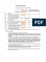 Rapid Assessment of Learning Resources