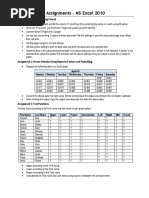 Excel Assignment