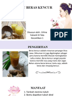 Jamu Beras Kencur