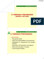 A-7 Emergency Preparedness