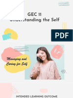 Managing and Caring The Self PDF