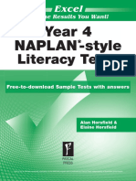 Naplanstyle Literacy Y4 Sample 2014