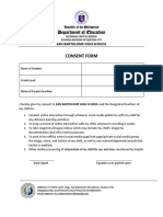 San Bartolome HS Data Privacy Consent Form