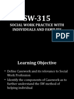 Social Work Practice With Individuals and Families