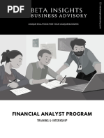 Financial Analyst Program: Training & Internship