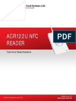 Acr122U NFC Reader: Technical Specifications