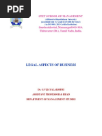 Legal Aspects of Business: Stet School of Management